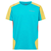 La Sportiva Compass T-Shirt M férfi póló világoskék Tropic Blue/Bamboo