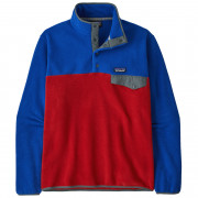 Patagonia Synch Snap-T Pullover férfi pulóver piros/kék