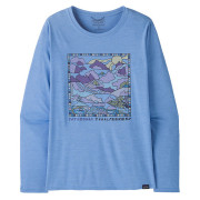 Patagonia W's L/S Cap Cool Daily Graphic Shirt - Lands női póló