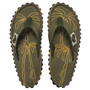 Gumbies Palm Leaf Khaki férfi flip-flop khaki khaki/zelená