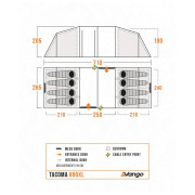 Vango Tacoma 800XL Package családi sátor