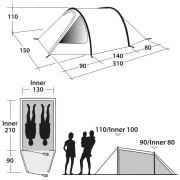 Outwell Earth 2 sátor