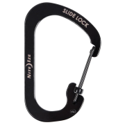 Nite Ize SlideLock Stainless Steel segéd karabiner fekete Černá