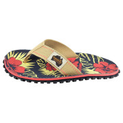 Gumbies Islander Denim Hibiscus női flip-flop