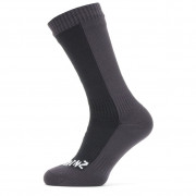 SealSkinz Starston vízálló zokni fekete/szürke
