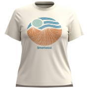 Smartwool Horizon View Short Sleeve Graphic Tee női póló bézs almond