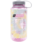 Nalgene Wide Mouth Tie-Dye Print 1000 ml kulacs rózsaszín Cosmo/Platinum Tie Die