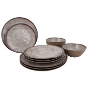 Bo-Camp Tableware Halo 12 pcs edénykészlet bézs Beige