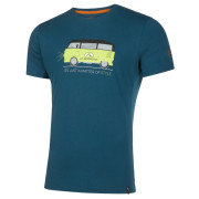 La Sportiva Van T-Shirt M 2024 férfi póló kék/sárga Storm Blue