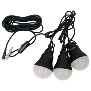 Outwell Epsilon Bulb Set izzó szett fekete/szürke Black Grey