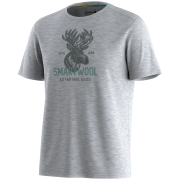 Smartwool Men's Moose Mode Active Short Sleeve Gra férfi funkcionális póló szürke