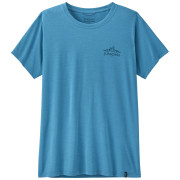 Patagonia Women's Capilene Cool Daily Shirt - Cloud Crag női póló kék Shore Blue - Light Shore Blue X-Dye