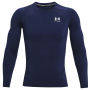 Under Armour HG Armour Comp LS férfi funkcionális póló sötétkék MidnightNavy//White