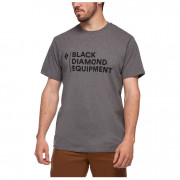 Black Diamond M STACKED LOGO TEE férfi póló