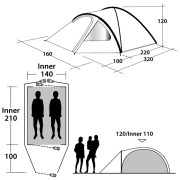 Outwell Cloud 2 (2021) sátor