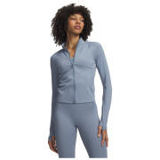 Under Armour Vanish Elite Full Zip női funkcionális pulóver világoskék Blue Wind / / Metallic Silver