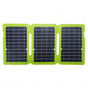 Swissten FOLDABLE SOLAR PANEL 21W szolár panel fekete/zöld