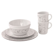 Outwell Dahlia 2 Person Dinner Set edénykészlet fehér