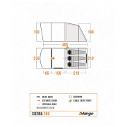 Vango Sierra 300 családi sátor