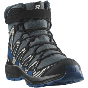 Salomon Xa Pro V8 Winter Waterproof gyerek téli cipő kék Turbulence / Black / Dark Blue
