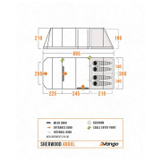 Vango Sherwood 400XL Package családi sátor
