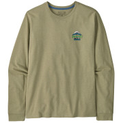Patagonia Long-Sleeved Great Waves Responsibili-Tee férfi póló zöld Gumtree Green