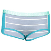 Fehérnemű Mons Royale Sylvia Boyleg Panel Folo kék/szürke Aqua / BT Lead Stripe