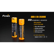 Fenix 18650 3500 mAh USB Li-ion újratölthető elem