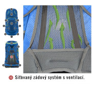 Hátizsák Husky Sloper 45 L