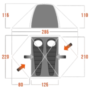 Vango Exedra 200 túrasátor