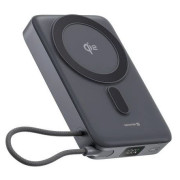 Swissten 10000 mAh Qi2 MagSafe power bank powerbank szürke