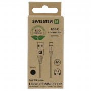 Töltő és adatkábel Swissten USB/USB-C