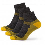Zulu Merino Lite Women 3 pack zokni szürke/sárga