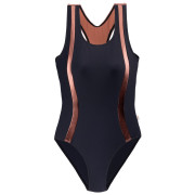 Aquawave Asma Wmns női fürdőruha fekete/rózsaszín Black/Glitter Mocha