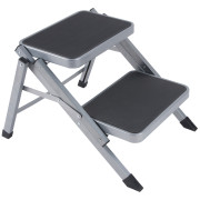 Bo-Camp Step-up foldable double csúszásmentes fellépő szürke/fekete Grey