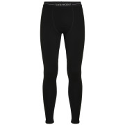 Icebreaker Men 300 MerinoFine™ Polar Leggings férfi funkcionális aláöltözet fekete Black