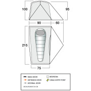 Force Ten Radon UL 1 ultrakönnyű sátor