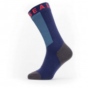 SealSkinz Scoulton vízálló zokni kék/piros