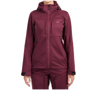 4F Softshell Jacket F628 női softshell kabát burgundi vörös Burgundy