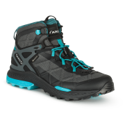 Aku Rocket Mid Gtx W'S női cipő fekete/kék BLACK/TURQUOISE