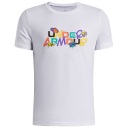 Under Armour UA B Patch Pack Wm SS White gyerek funkcionális felső fehér/fekete White / / Black