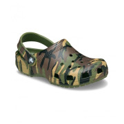 Crocs Classic Camouflage Clog Army Green/Multi gyerek papucs zöld Army Green/Multi
