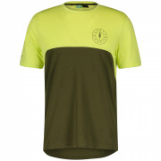 Scott Trail Flow DRI SS férfi kerékpáros póló sárga/zöld