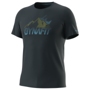 Dynafit Transalper Graphic S/S Tee M férfi funkcionális póló sötétkék