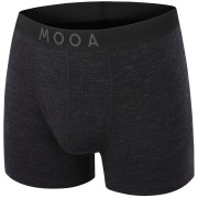 MOOA MerinoSilk 4in férfi boxer fekete black melange