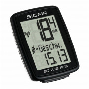 Sigma BC 7.16 ATS bezdrátový sebességmérő fekete