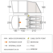Vango Harris Air TC 350 felfújható sátor