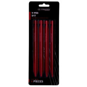 Trimm kolík V-PEG - D17 - sada 4 ks sátorcövek készlet piros bordo anodized