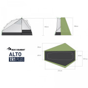 Sea to Summit Alto TR1 Plus ultrakönnyű sátor