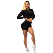 Nebbia Seamless Long Sleeve Crop Top Power női felső